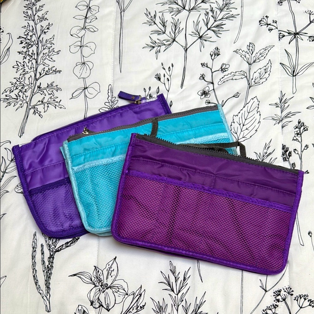 🛍️ Set of 3: Bag in Bag Purse Tote Bag Organizers (3)